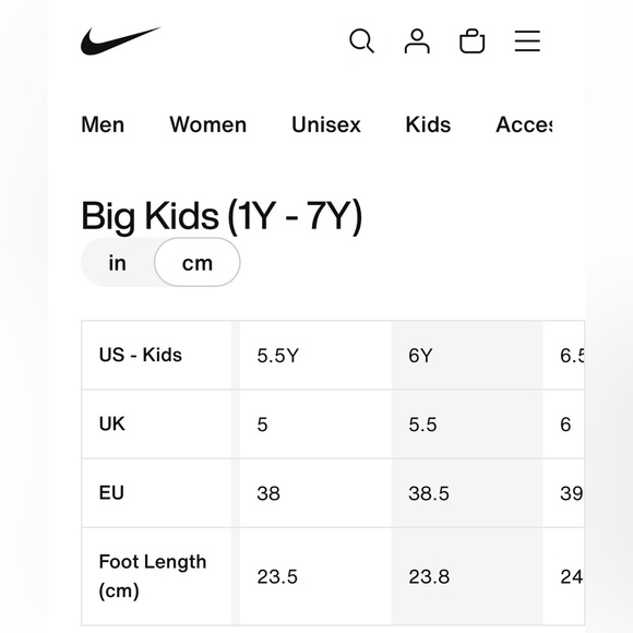 Nike Blazer Mid ‘77 (GS) - big kids size 6Y; (cm=24) women’s sizing in photos - Picture 12 of 14